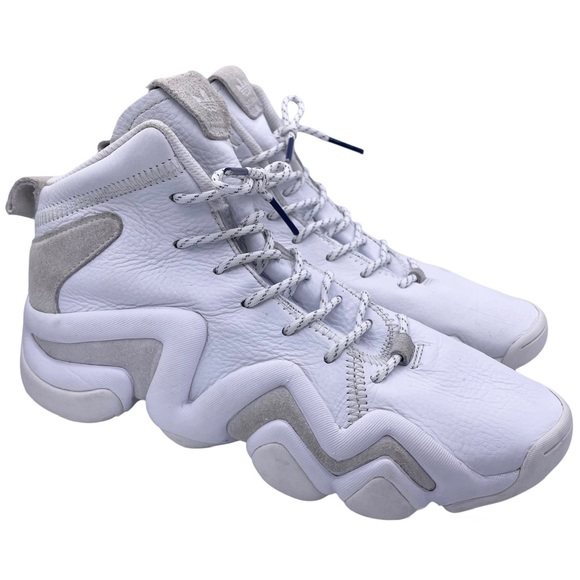 Adidas hi-top crazy 8 adv white running original sneakers Size 7 - Picture 1 of 12